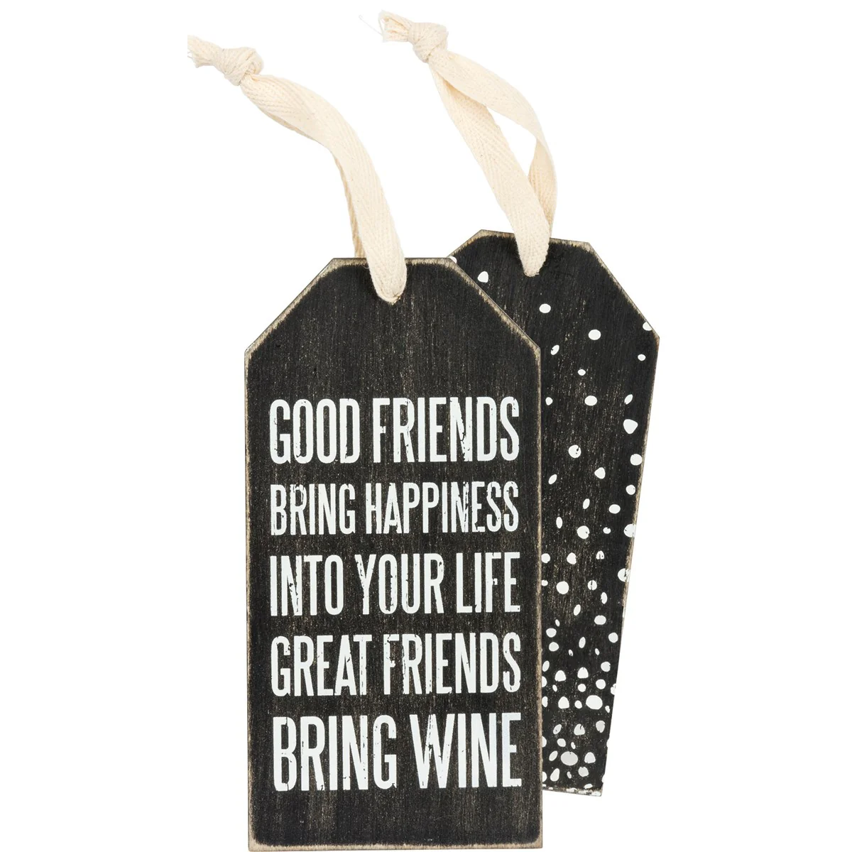 💙 Great Friends Bring Wine Bottle Tag