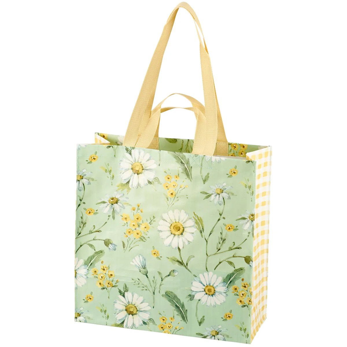 ๐ Green Daisy Market Tote Bag - Image 3