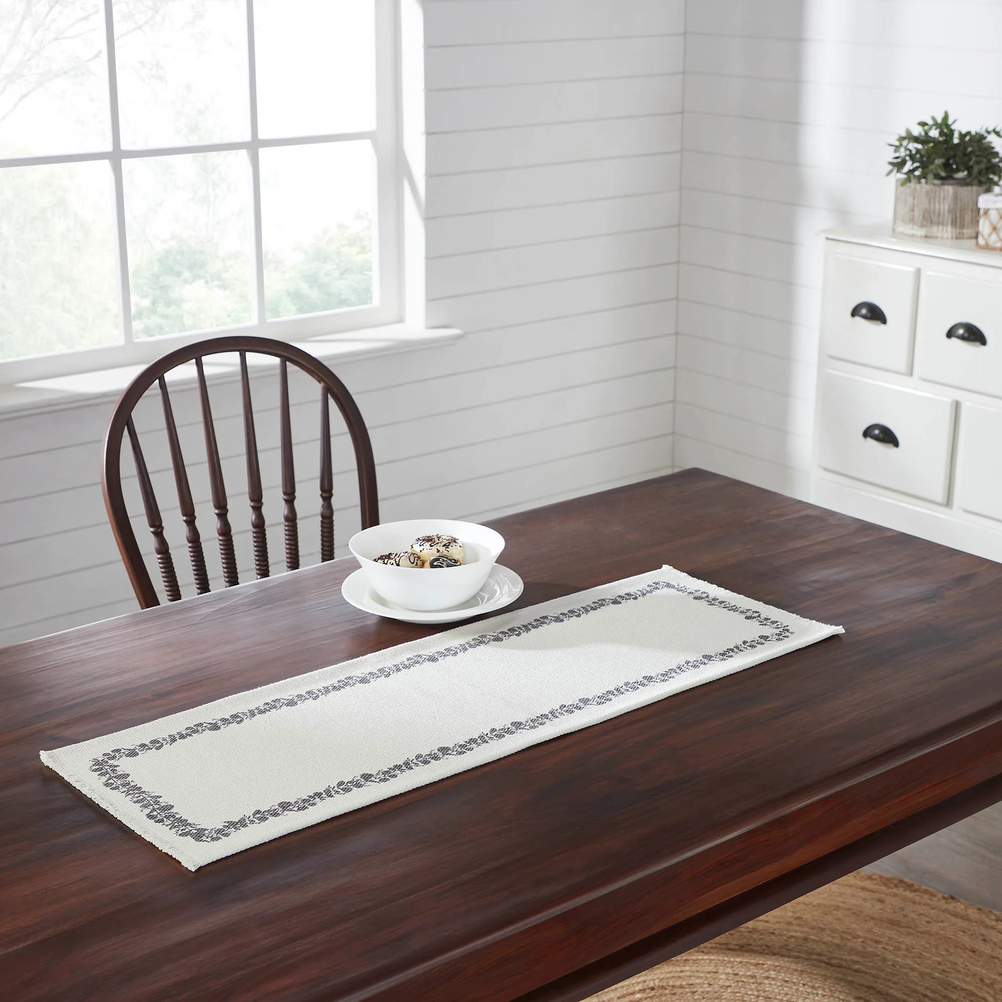 Grey Eucalyptus 36" Table Runner