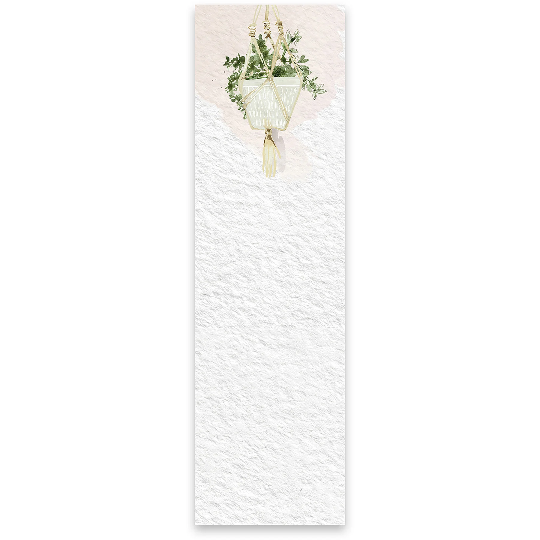 Hanging Foliage Plant Magnetic List Pad