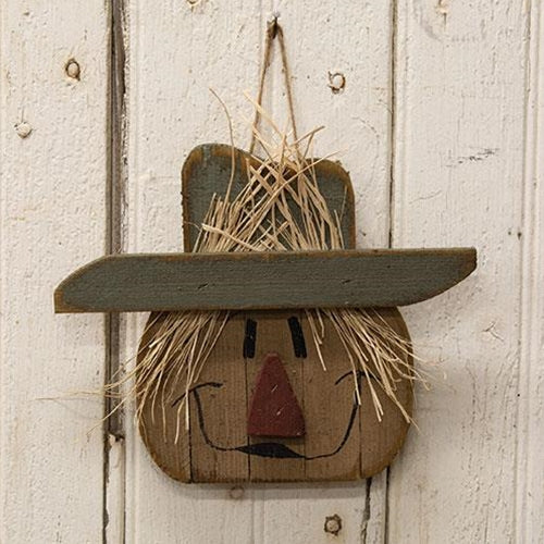 Hanging Round Lath Scarecrow Head - Image 2
