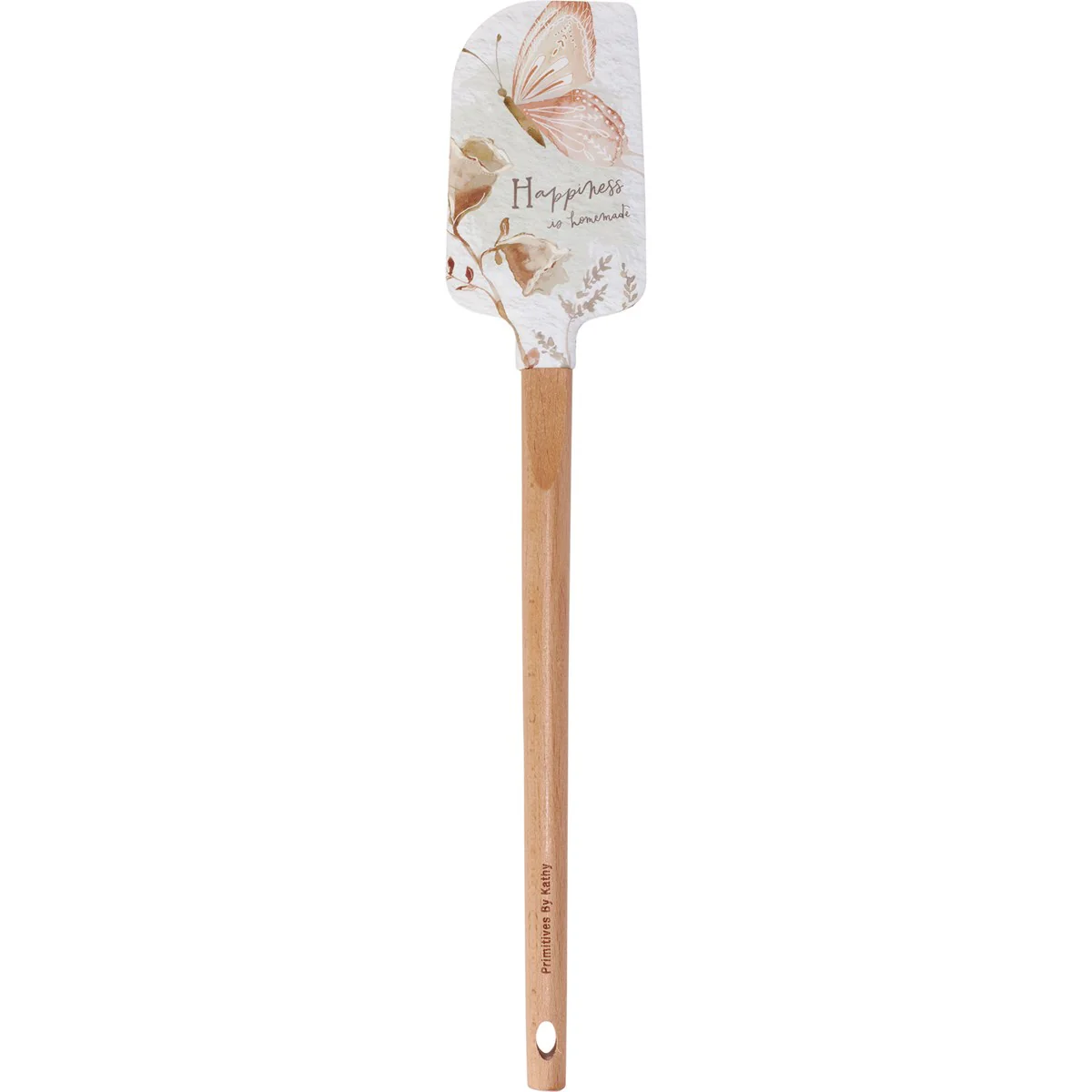 💙 Happiness Is Homemade Spatula Butterfly and Flowers Design - Image 4