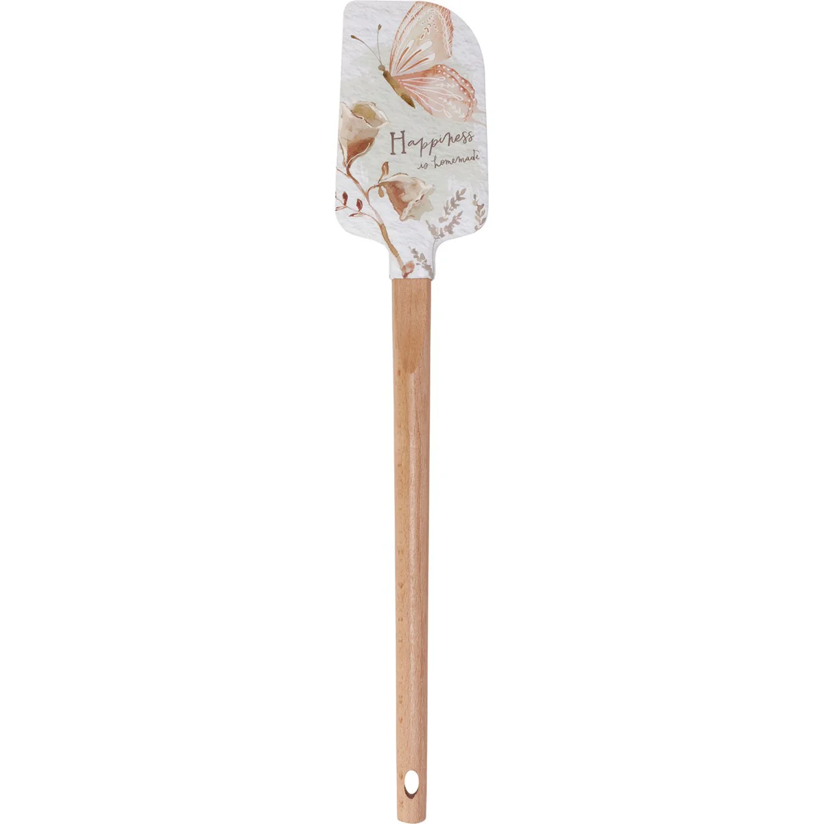 💙 Happiness Is Homemade Spatula Butterfly and Flowers Design - Image 5