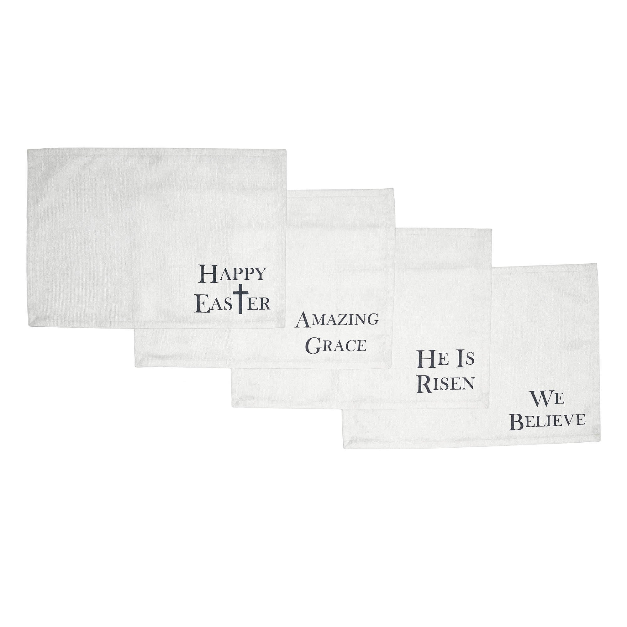 Happy Easter He is Risen Placemat Set of 4 - Image 2