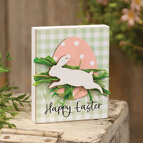 Happy Easter Layered Bunny & Easter Egg Block - Image 2