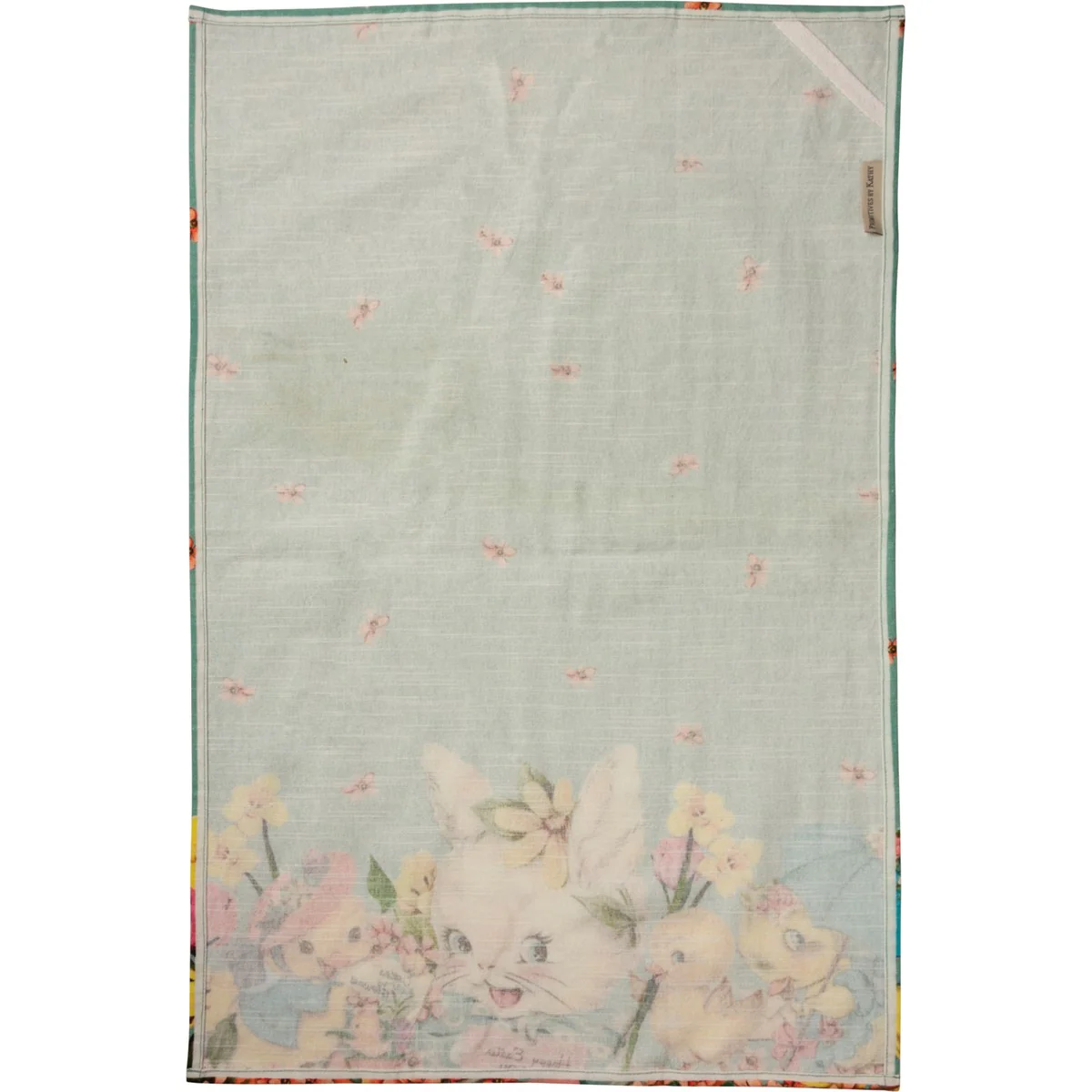 ๐ Happy Easter Retro Bunny and Chicks Kitchen Towel - Image 4