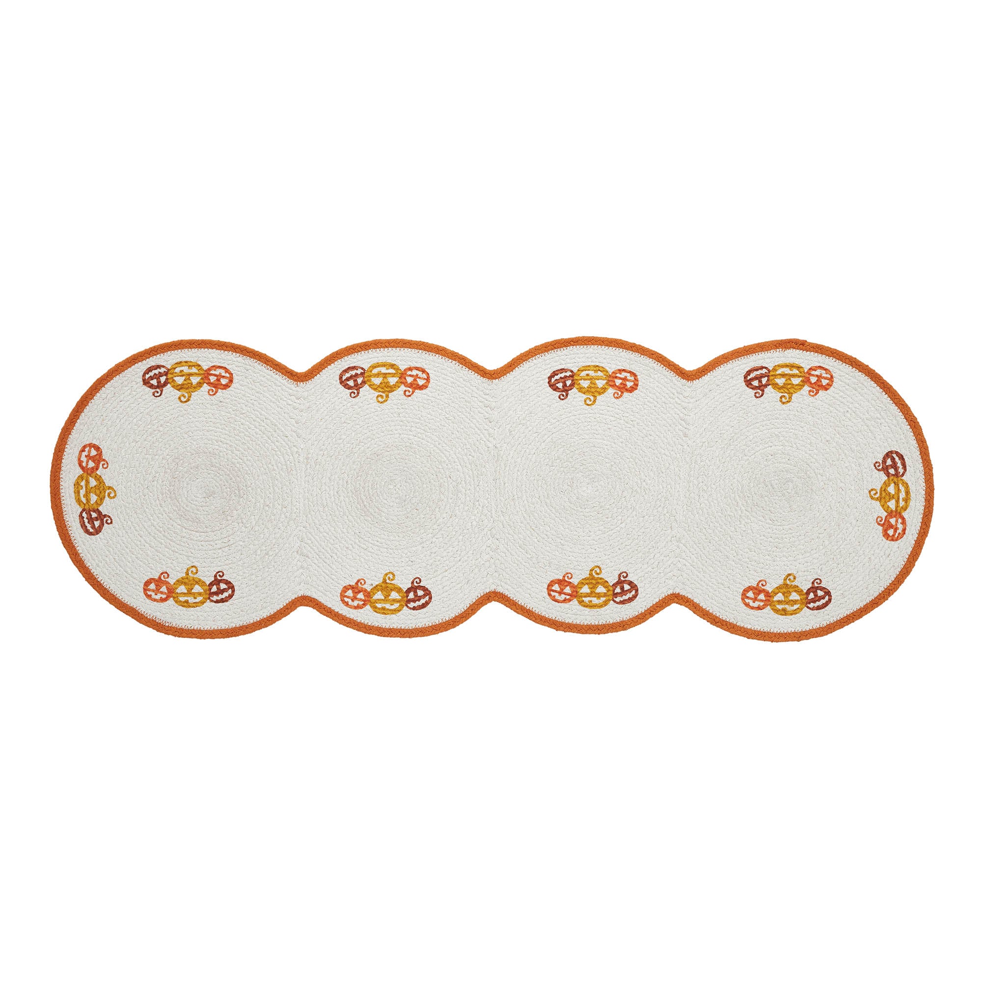 Happy Jack O' Lantern Halloween Stencil 36" Table Runner - Image 3