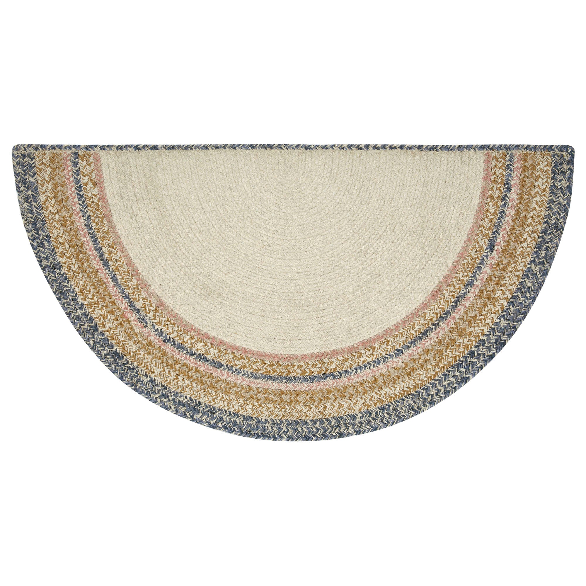 Happy Spring Jute Half Circle Rug 19.5" x 36" - Image 3