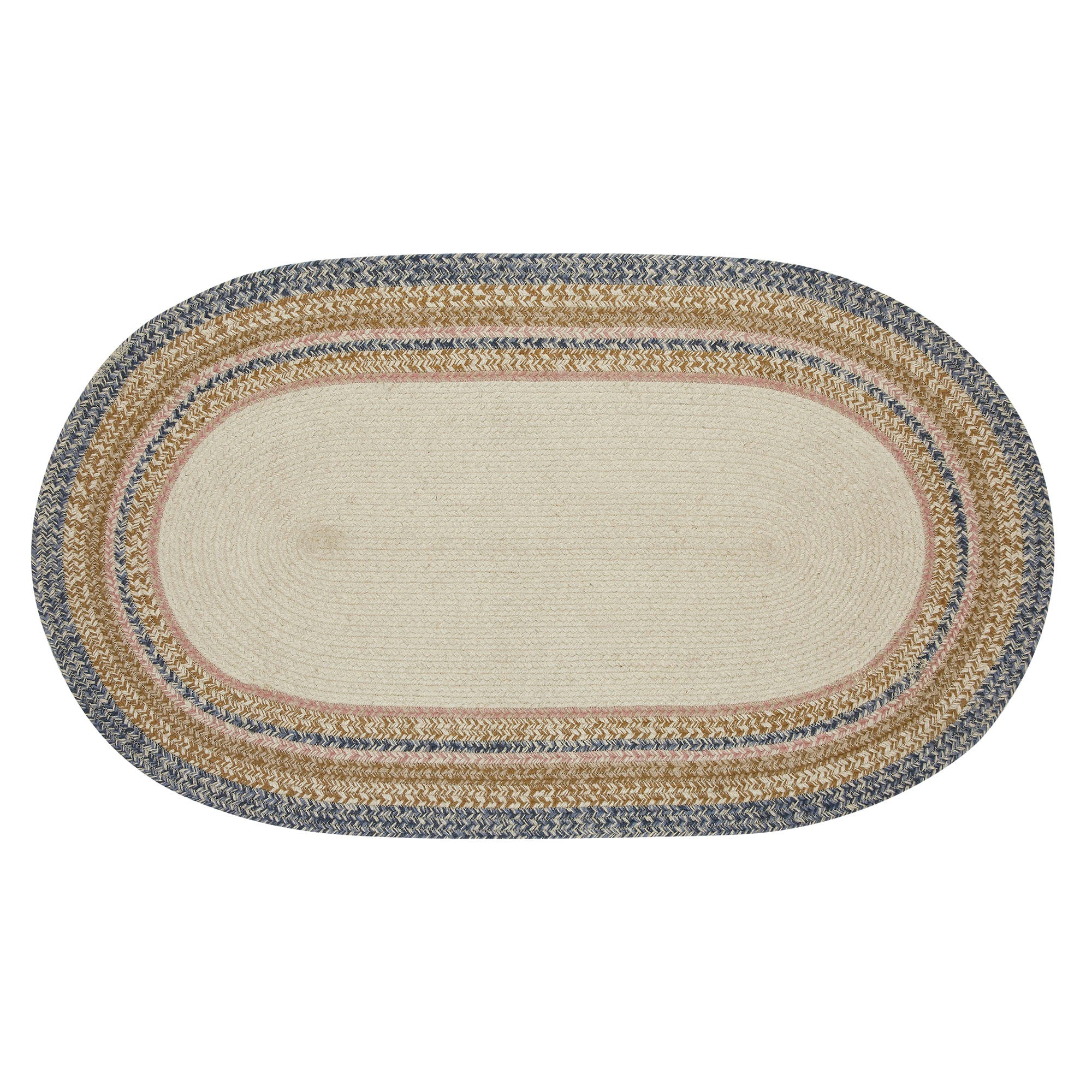 Happy Spring Jute Oval Rug with Pad 48" - Image 4