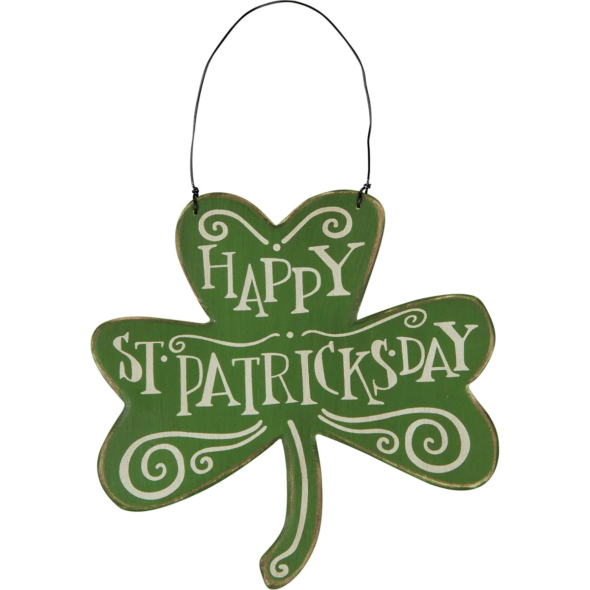 ๐ Happy St Patrick's Day Shamrock Ornament