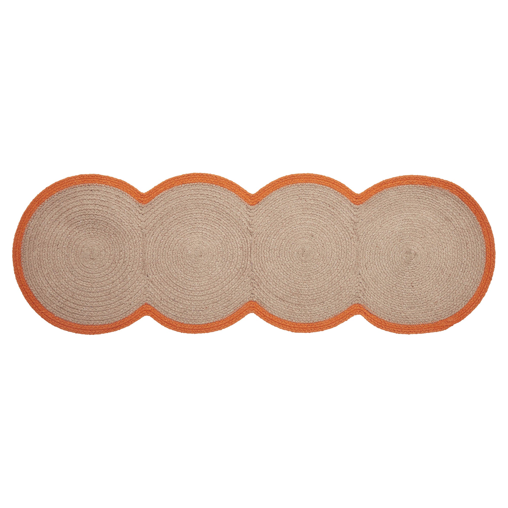 Harvest Blessings Natural Stencil Pumpkin 36" Table Runner - Image 3