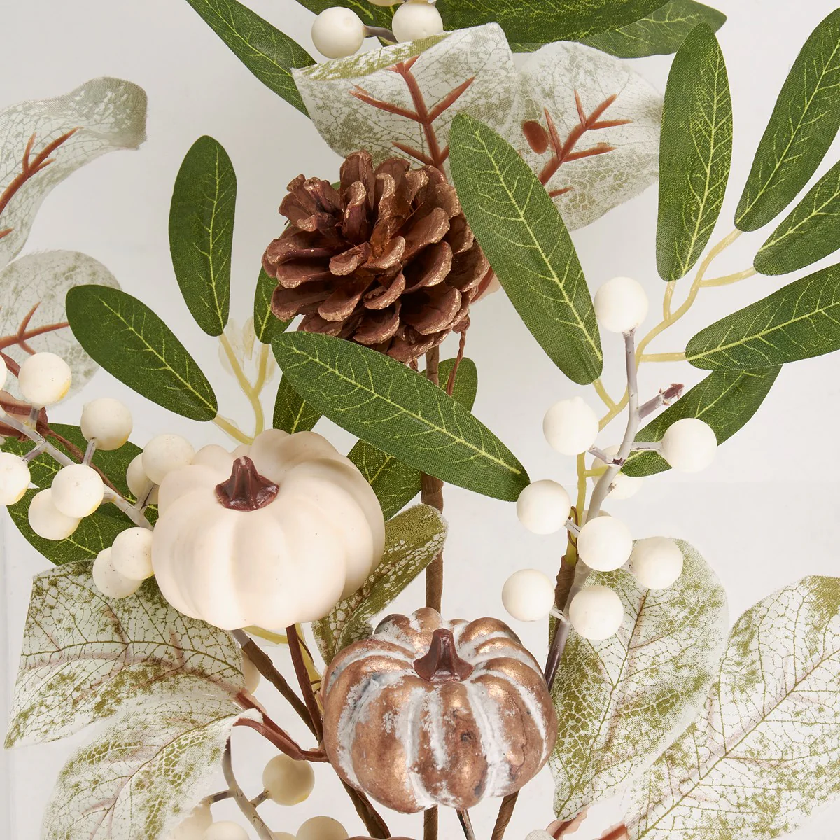 Harvest Branch Pumpkins 26" Faux Foliage Pick - Image 3