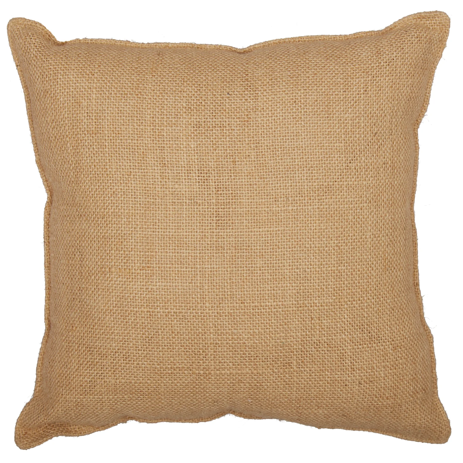 Harvest Garden Pumpkin 12" Jute Burlap Accent Pillow - Image 3