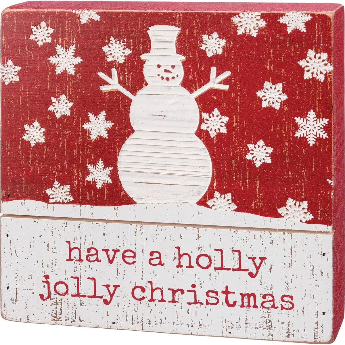 💙 Have A Holly Jolly Christmas 8" Box Sign