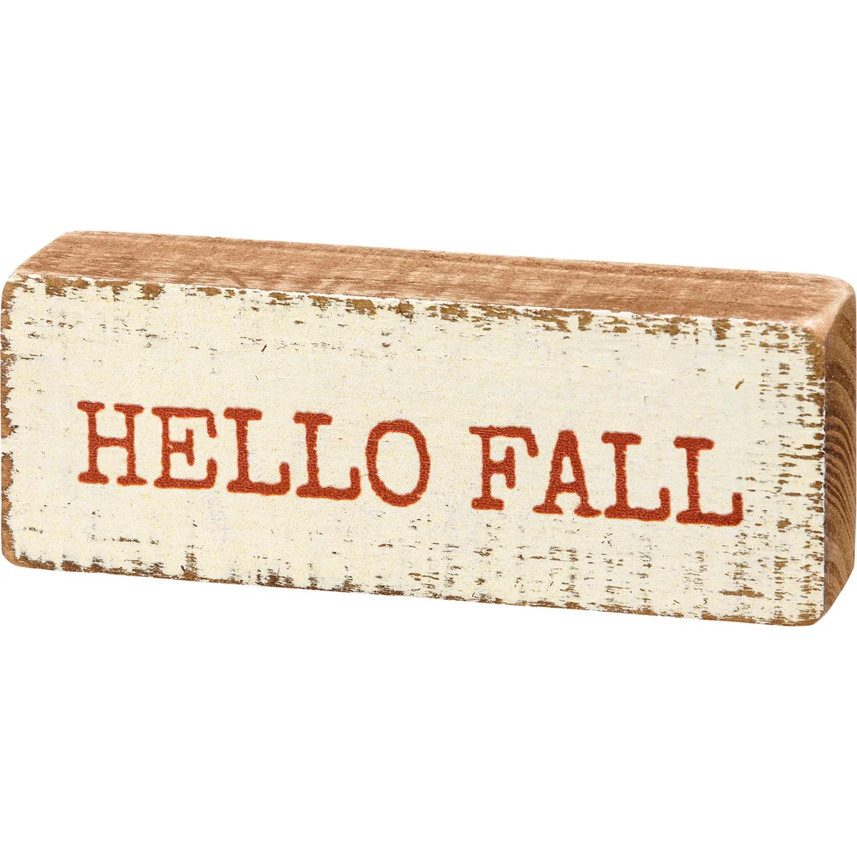 💙 Hello Fall Mini Wooden Block Sign