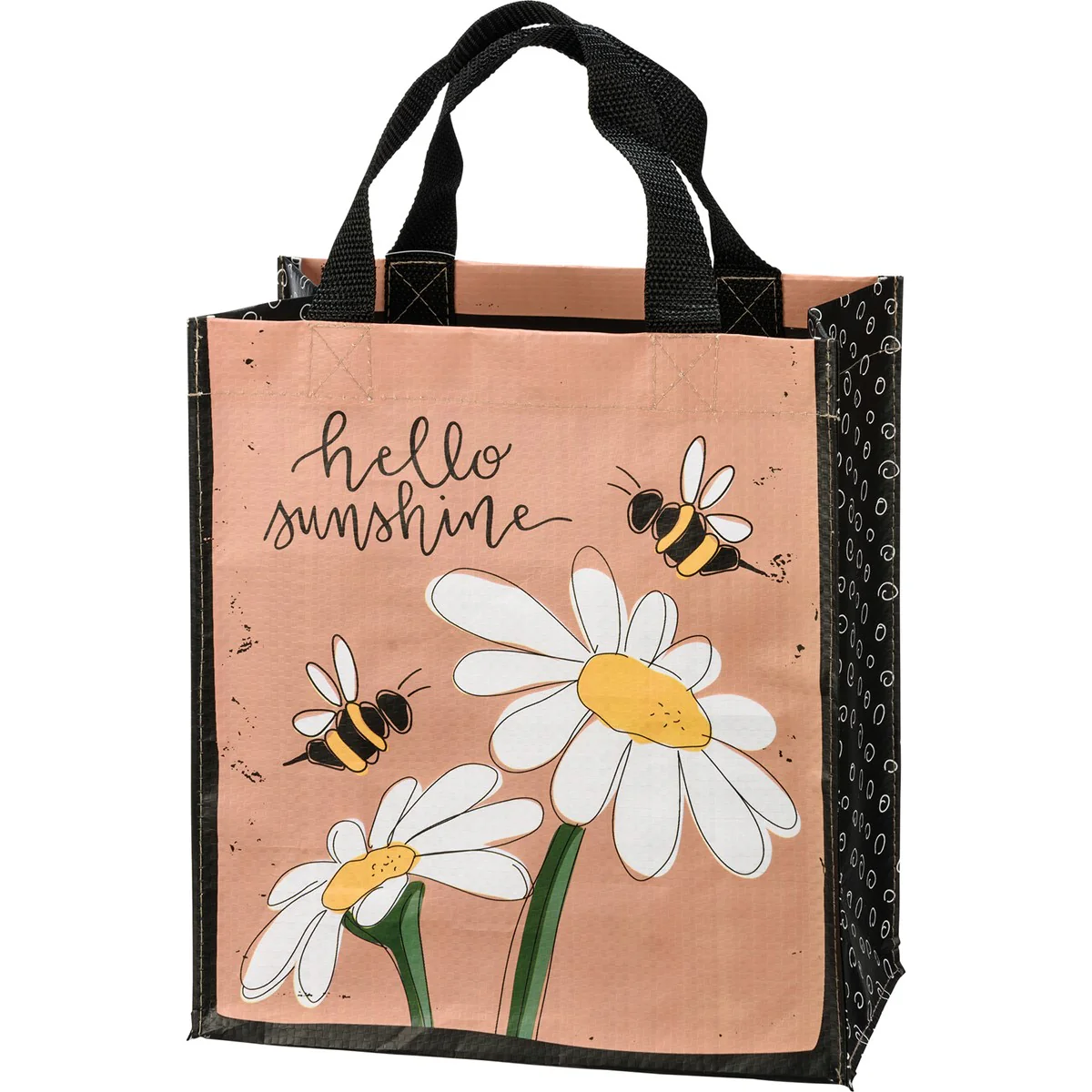 💙 Hello Sunshine Bees and Daisies Daily Market Tote