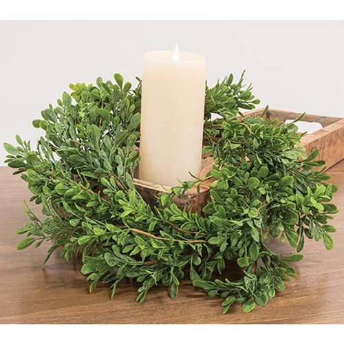 ๐ Heritage Boxwood 10" Faux Foliage Ring - Image 3