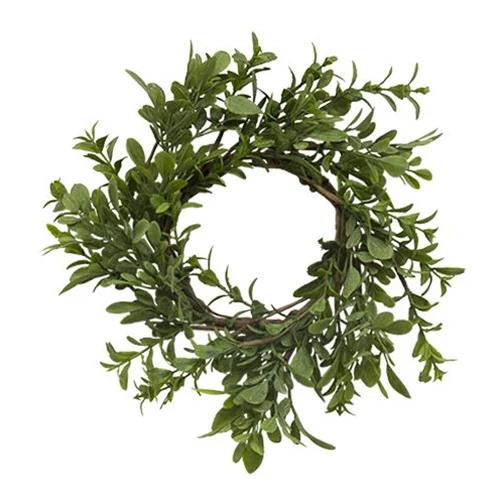 💙 Heritage Boxwood 8" Faux Foliage Ring