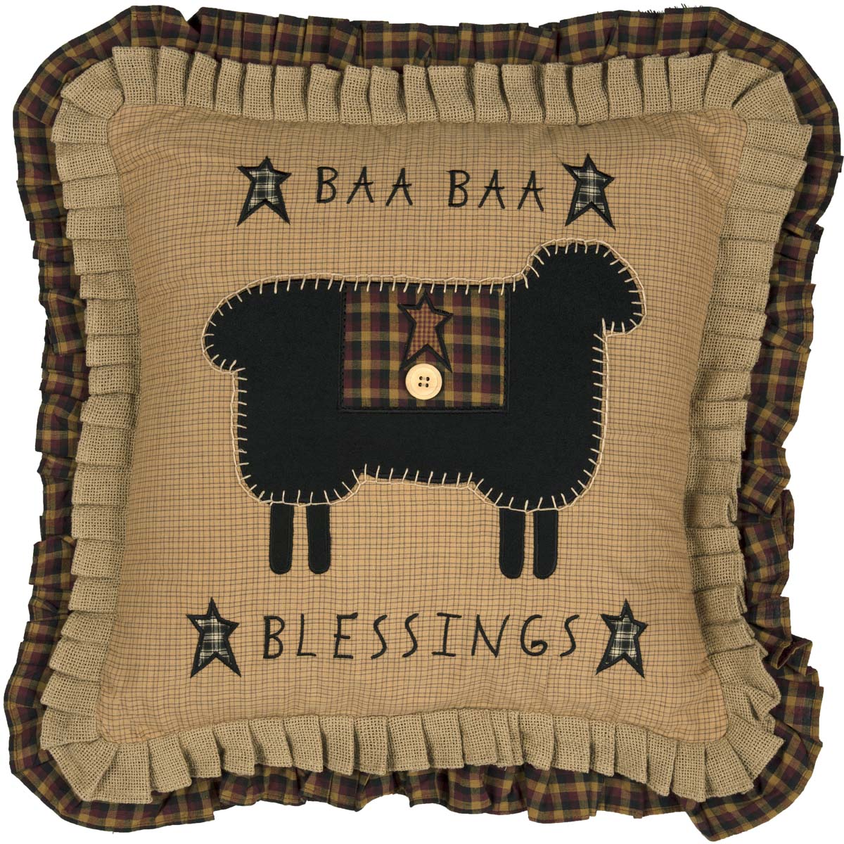 Heritage Farms Baa Baa Blessings 18" Throw Pillow - Image 2