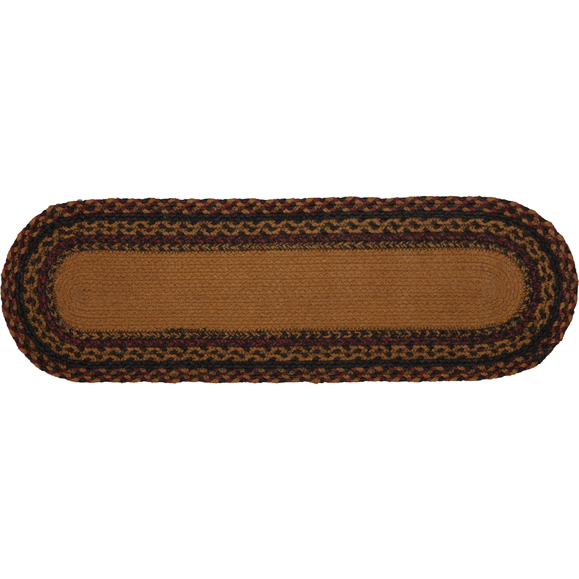 Heritage Farms Crow Jute Oval Stair Tread Oval 8.5"x 27" - Image 3