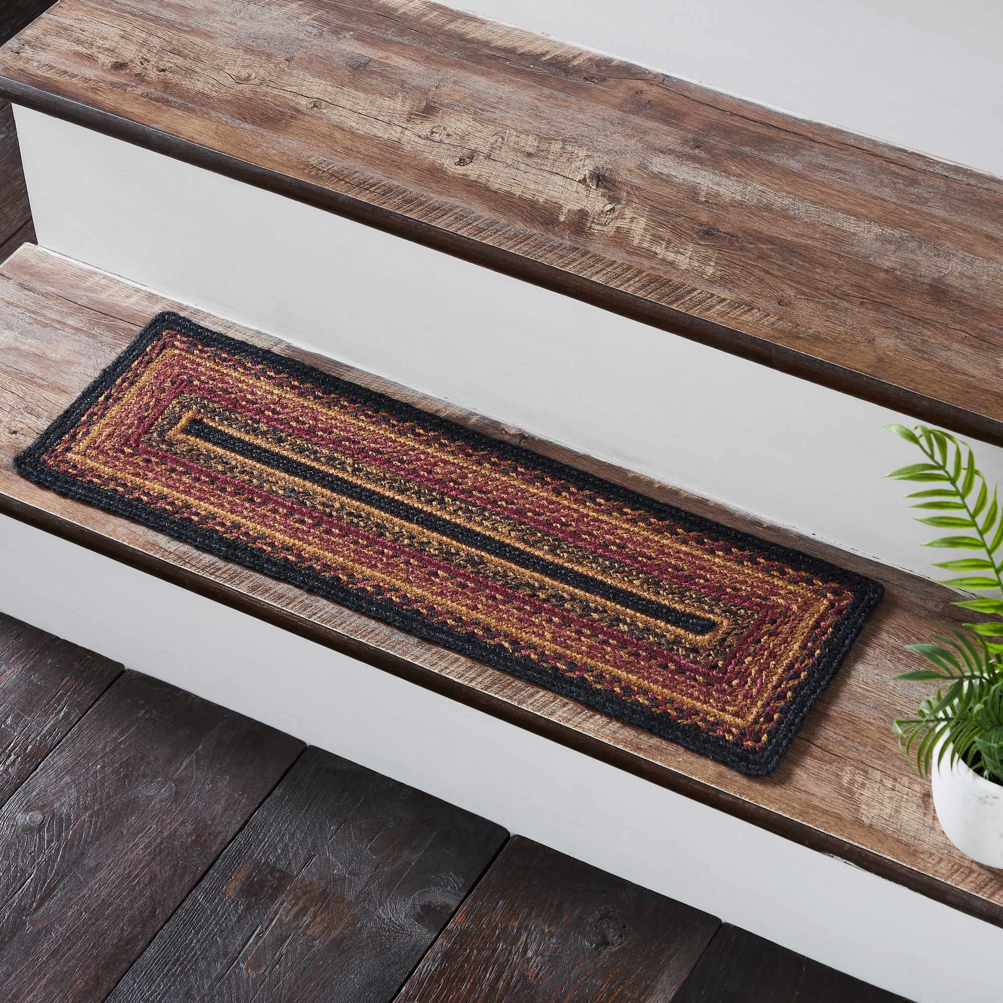 Heritage Farms Jute Rectangular Stair Tread 8.5" x 27"