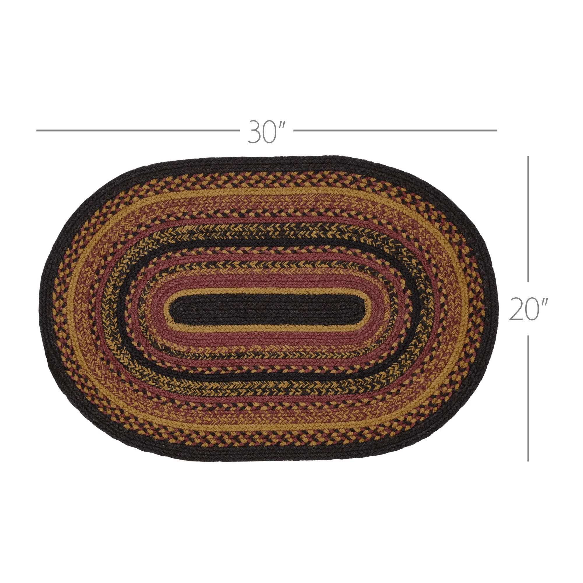 Heritage Farms Jute Rug Oval 20'' x 30'' - Image 3