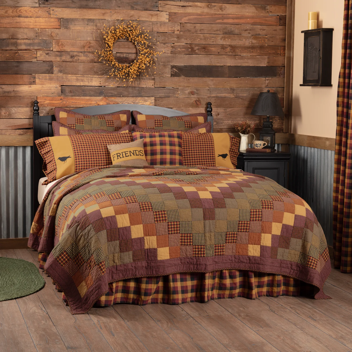 Heritage Farms Queen Quilt 90'' W x 90'' L - Image 2