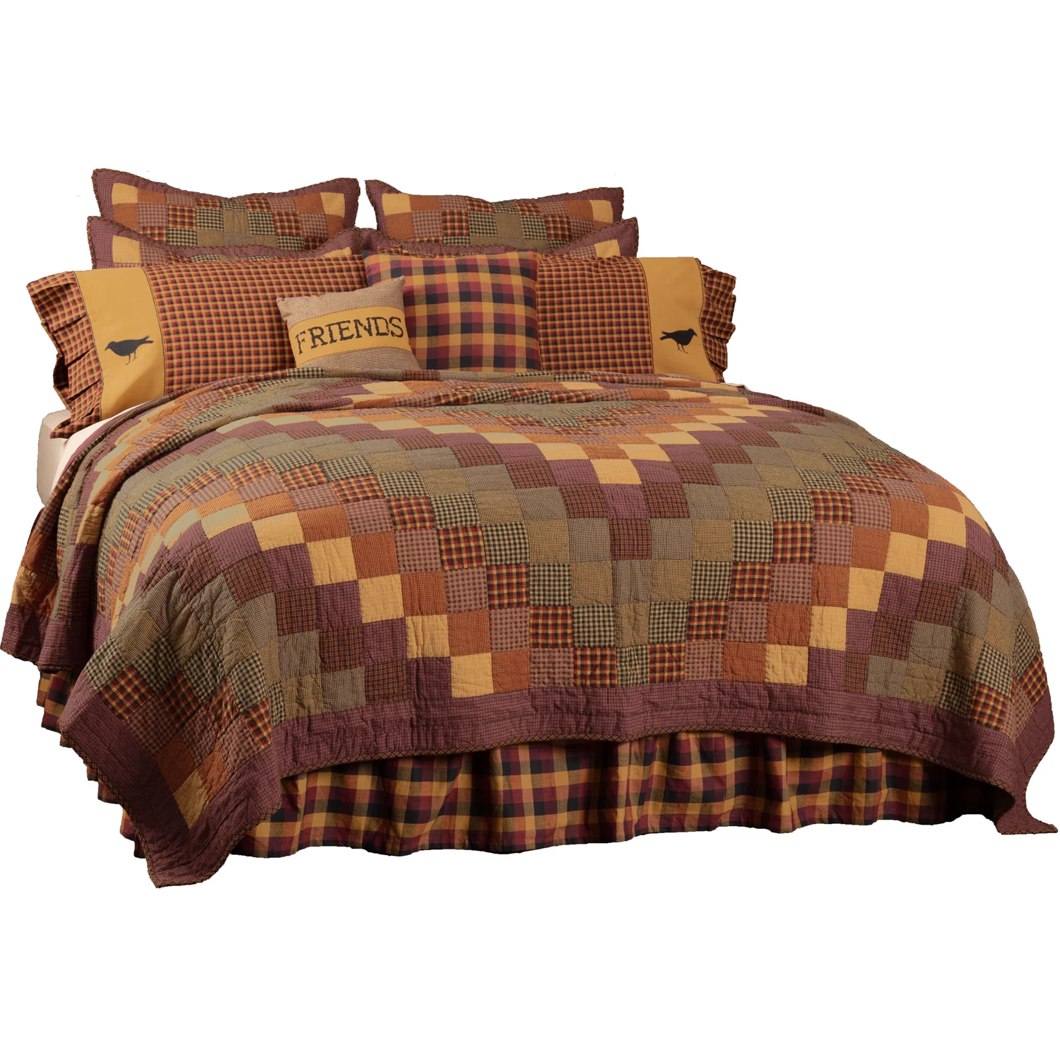 Heritage Farms Queen Quilt 90'' W x 90'' L - Image 3