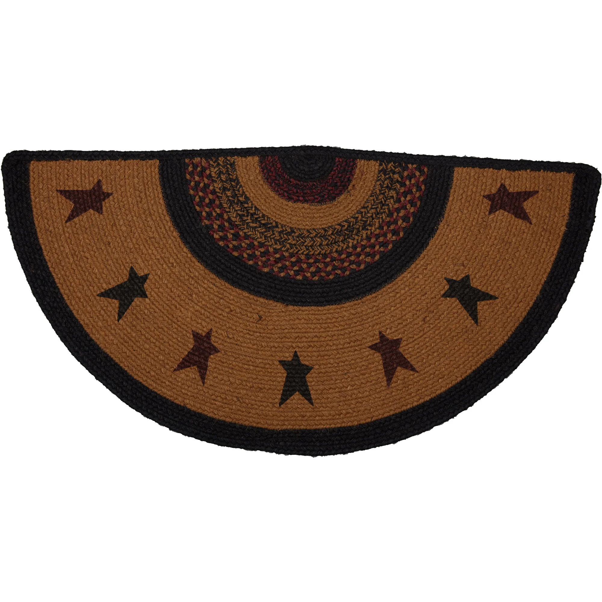 Heritage Farms Star Jute Half Circle Rug - Image 4