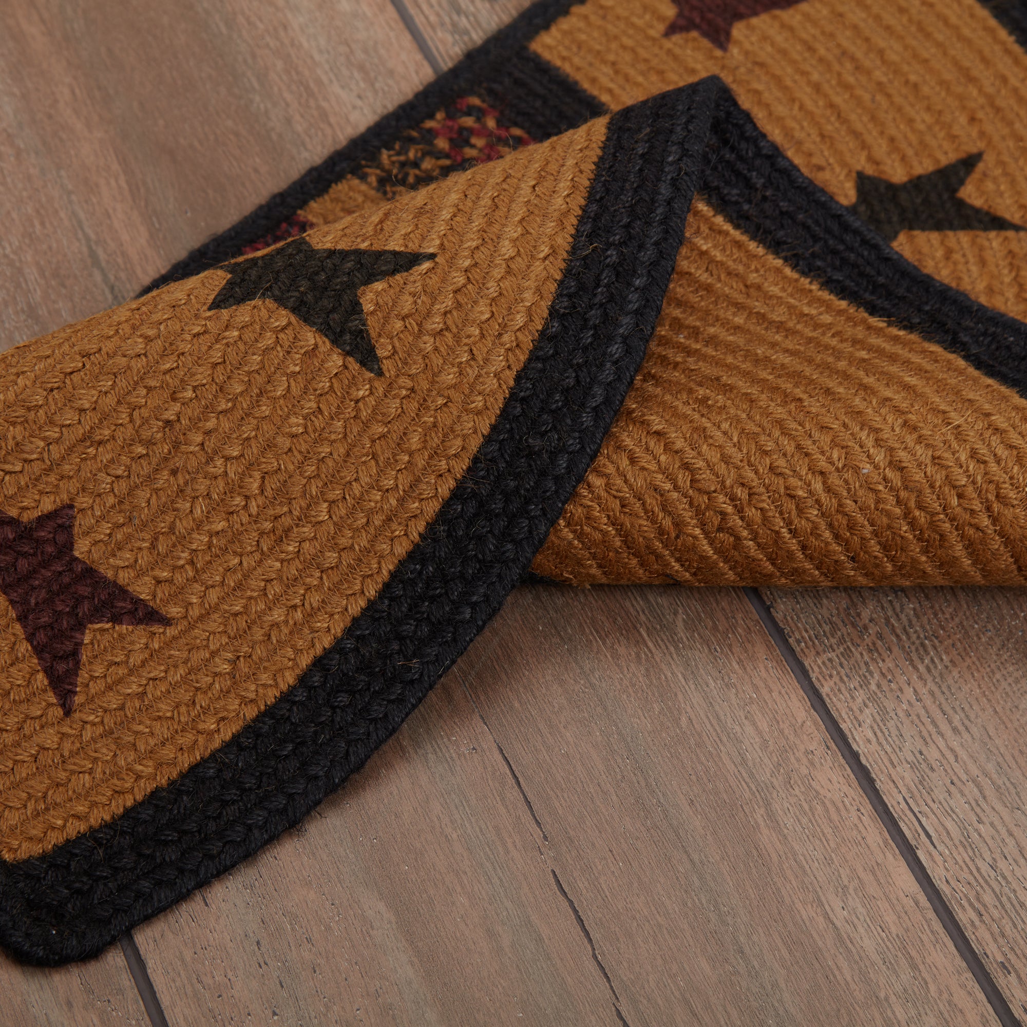 Heritage Farms Star Jute Half Circle Rug - Image 6