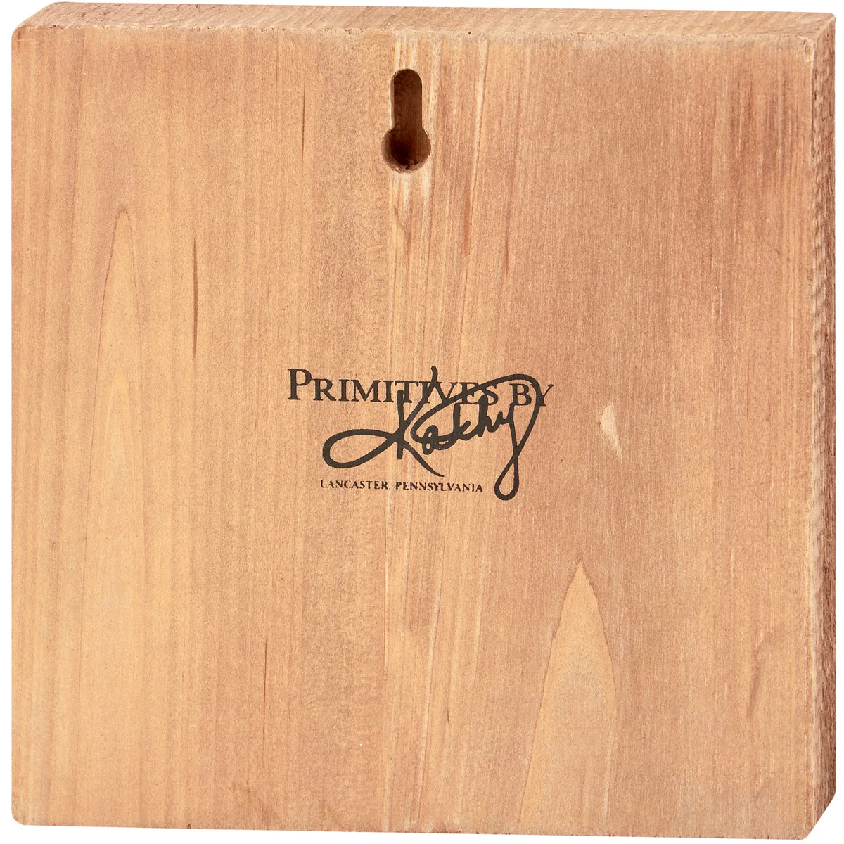 Highland Cow in Field 5" Small Wooden Block Sign - Image 3