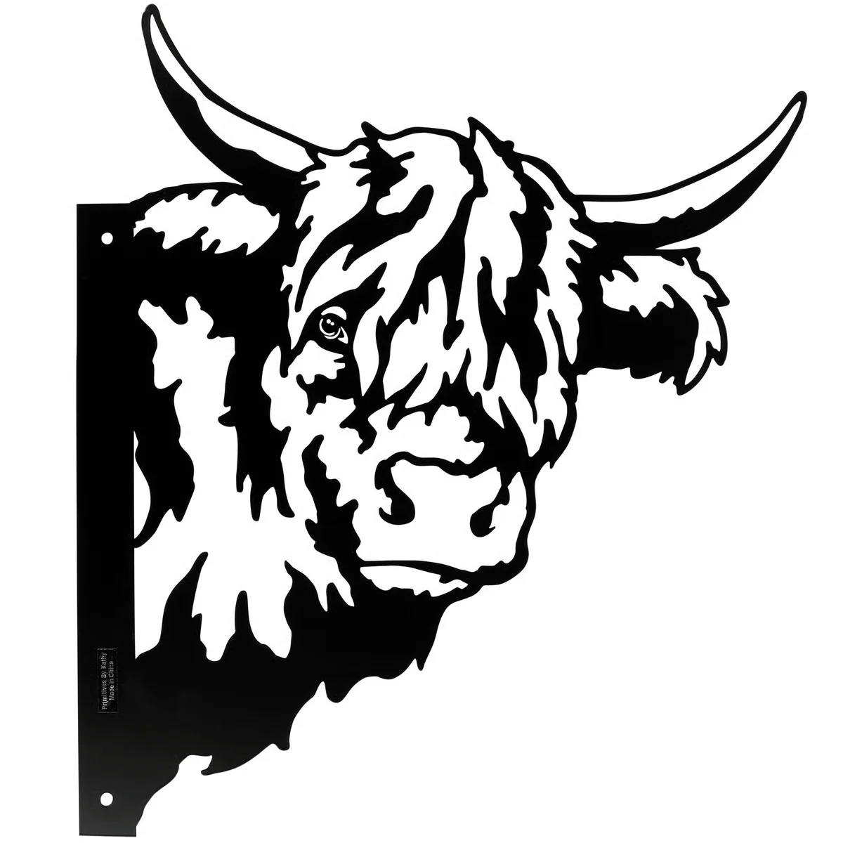 Highland Cow Metal Outdoor Art - Image 3