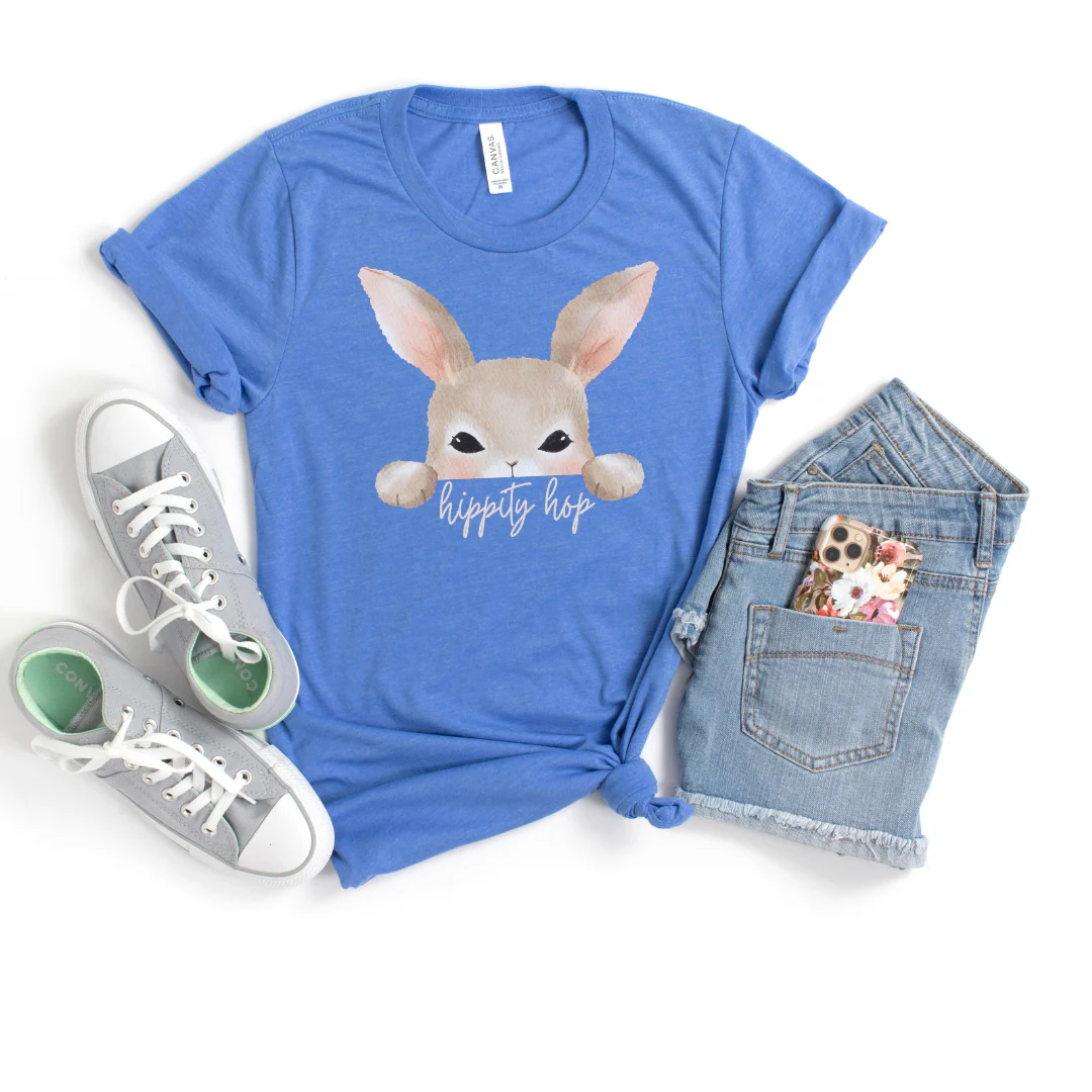 🔥 Hippity Hop Bunny Easter Cozy T-Shirt - Image 3