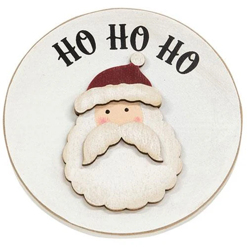 π Ho Ho Ho Santa Circle 4" Easel Sign - Image 2