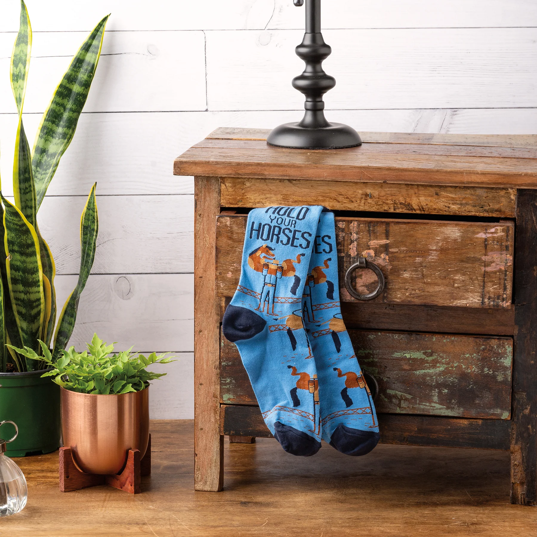 Hold Your Horses Unisex Fun Socks - Image 4