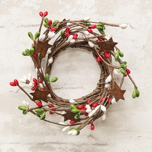 Holiday Combo with Stars Pip Berry 4" Ring