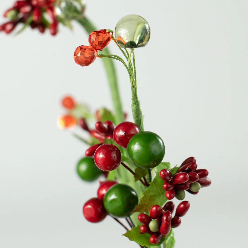 💙 Holiday Mix Berry 12" Faux Christmas Pick - Image 2