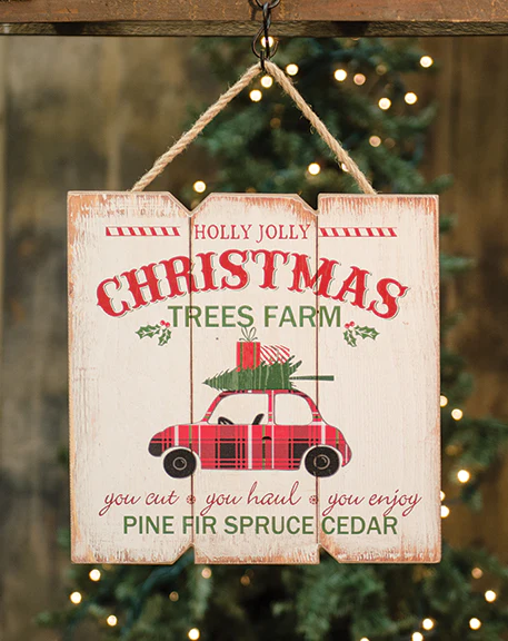 ๐ Holly Jolly Christmas Tree Farm Hanger