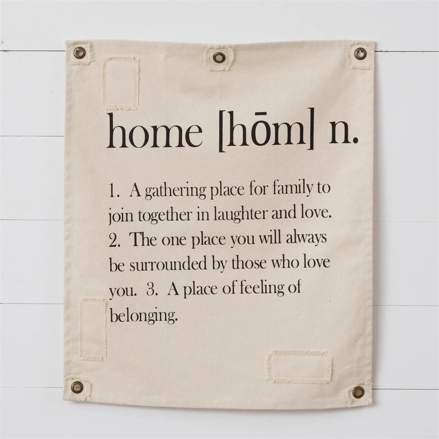 Home Definition 24" Canvas Wall Hanging