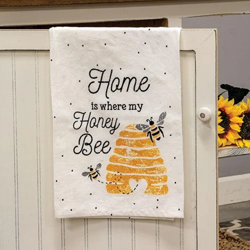 Home Is Where My Honey Bee Dish Towel - Image 2