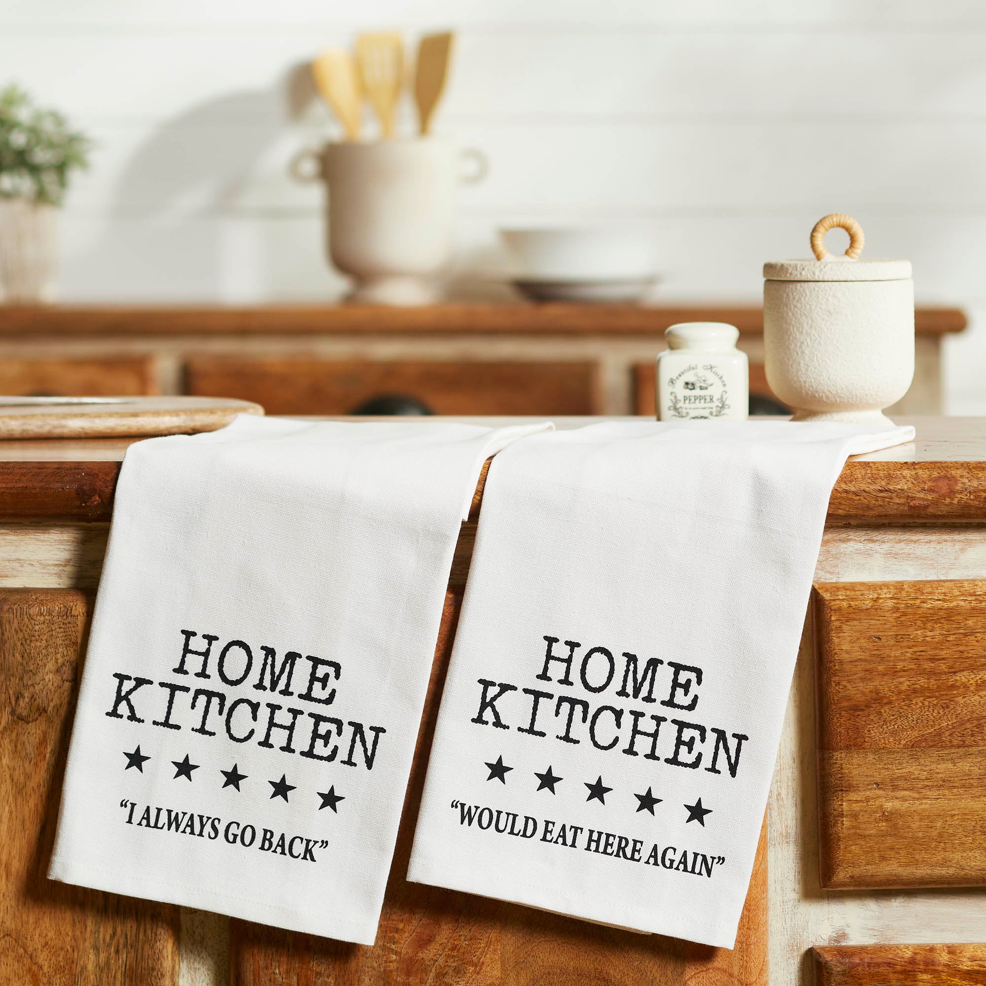 Home Kitchen 5 Star Review Tea Towel Set of 2