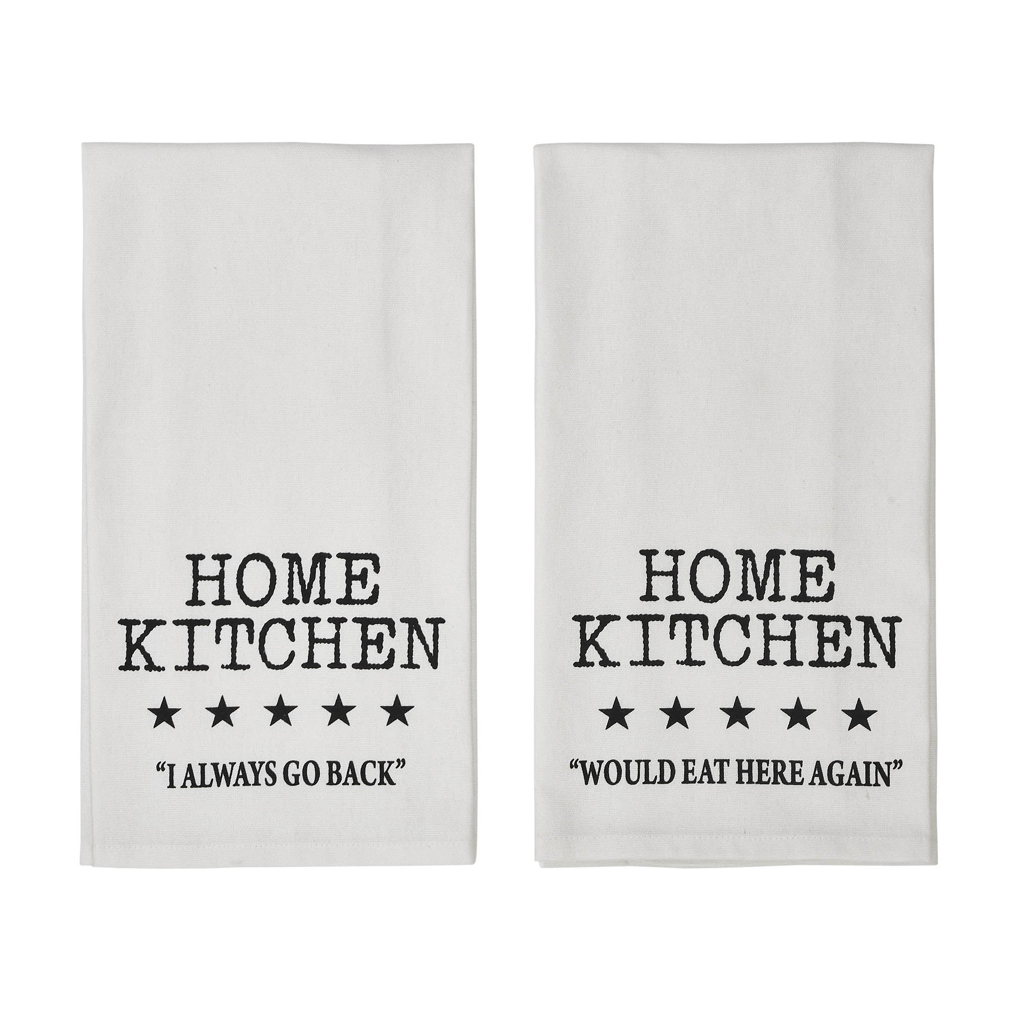 Home Kitchen 5 Star Review Tea Towel Set of 2 - Image 4