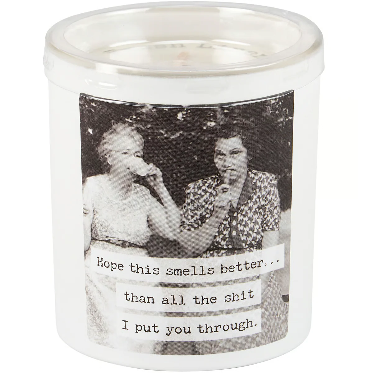 Hope this Smells Better 8 oz Fresh Linen Jar Candle - Image 2