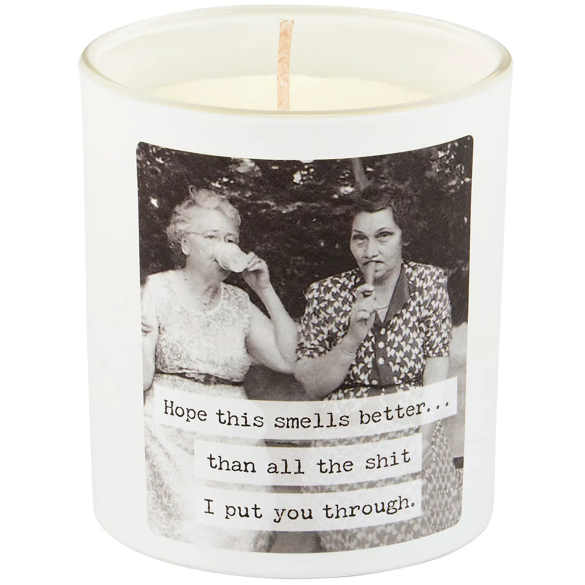 Hope this Smells Better 8 oz Fresh Linen Jar Candle - Image 3