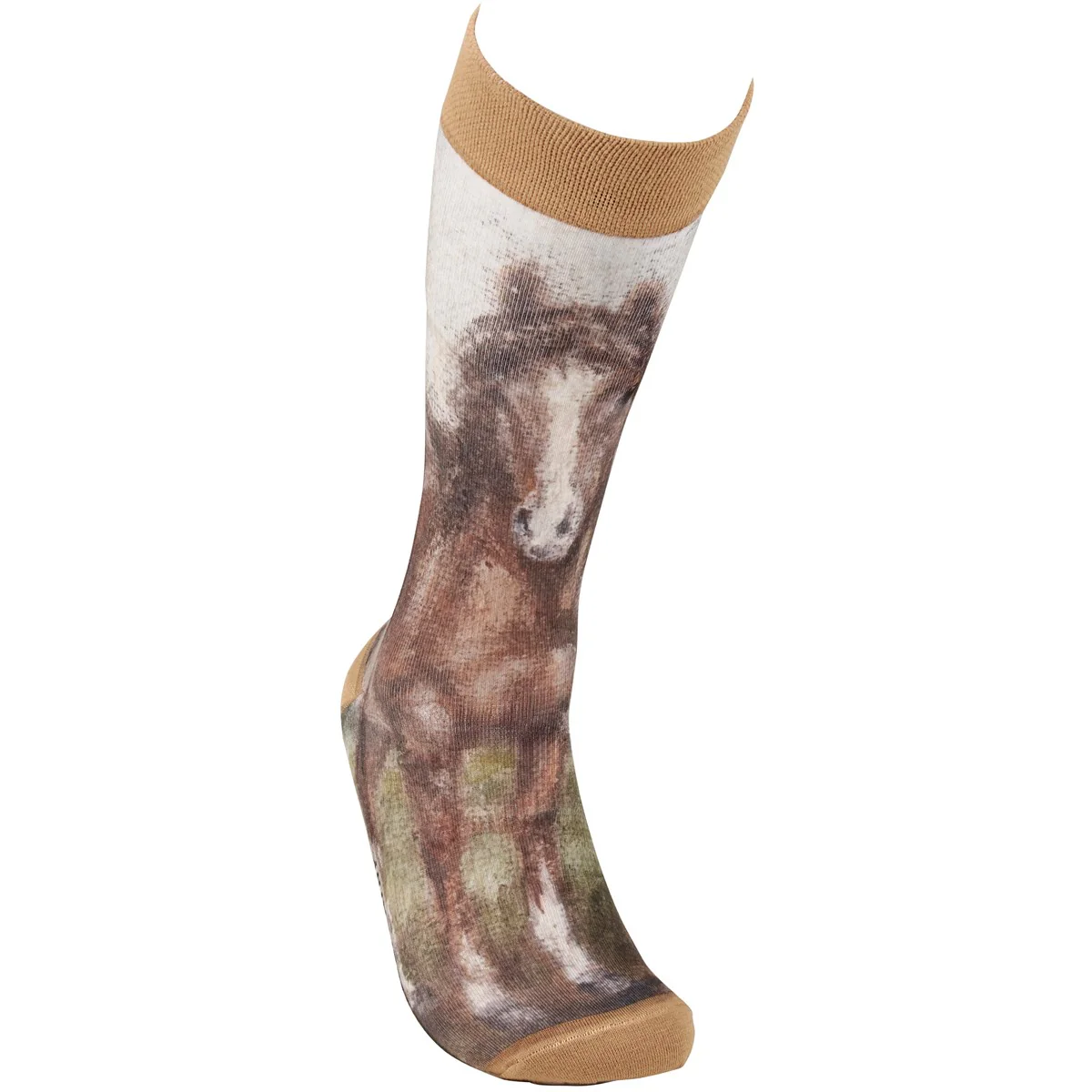 Horse All Over Print Knee High Novelty Socks - Image 3