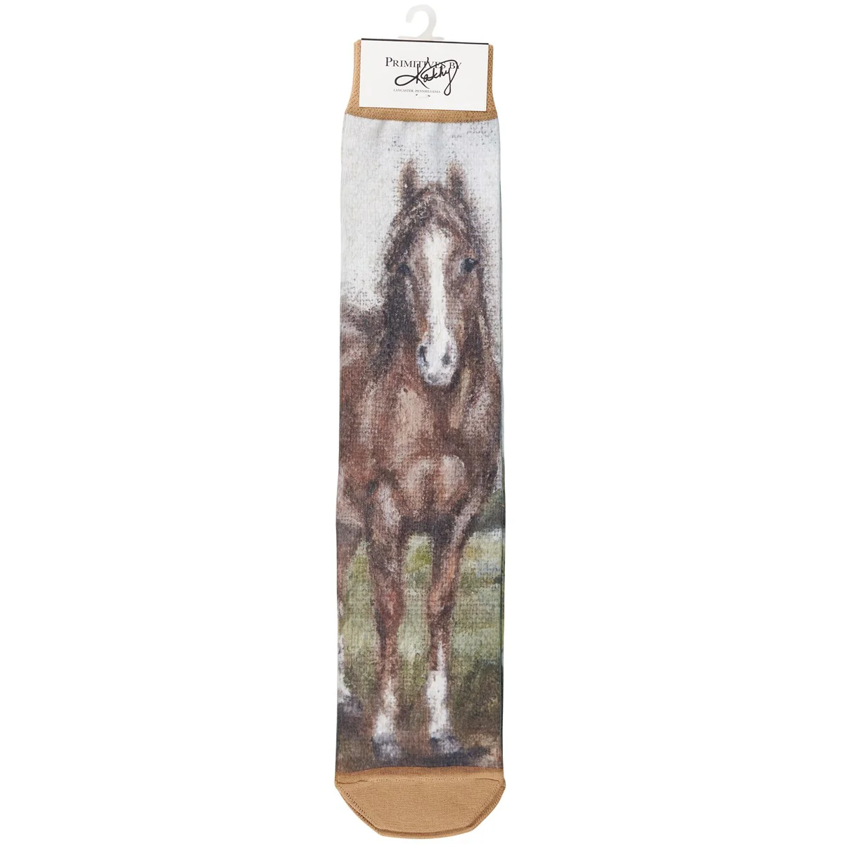Horse All Over Print Knee High Novelty Socks - Image 4