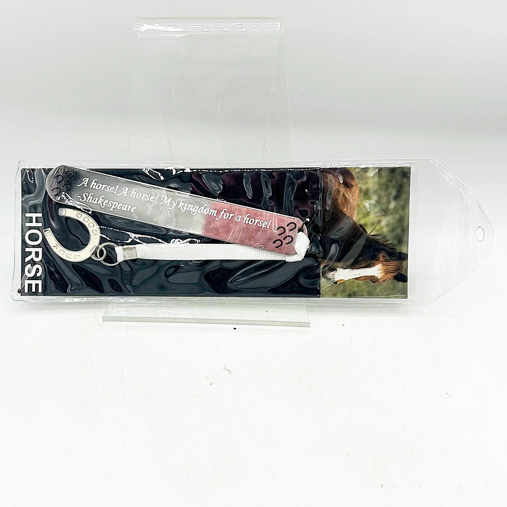 ๐ Horse Bookmark with Shakespeare Quote Engraving - Image 3