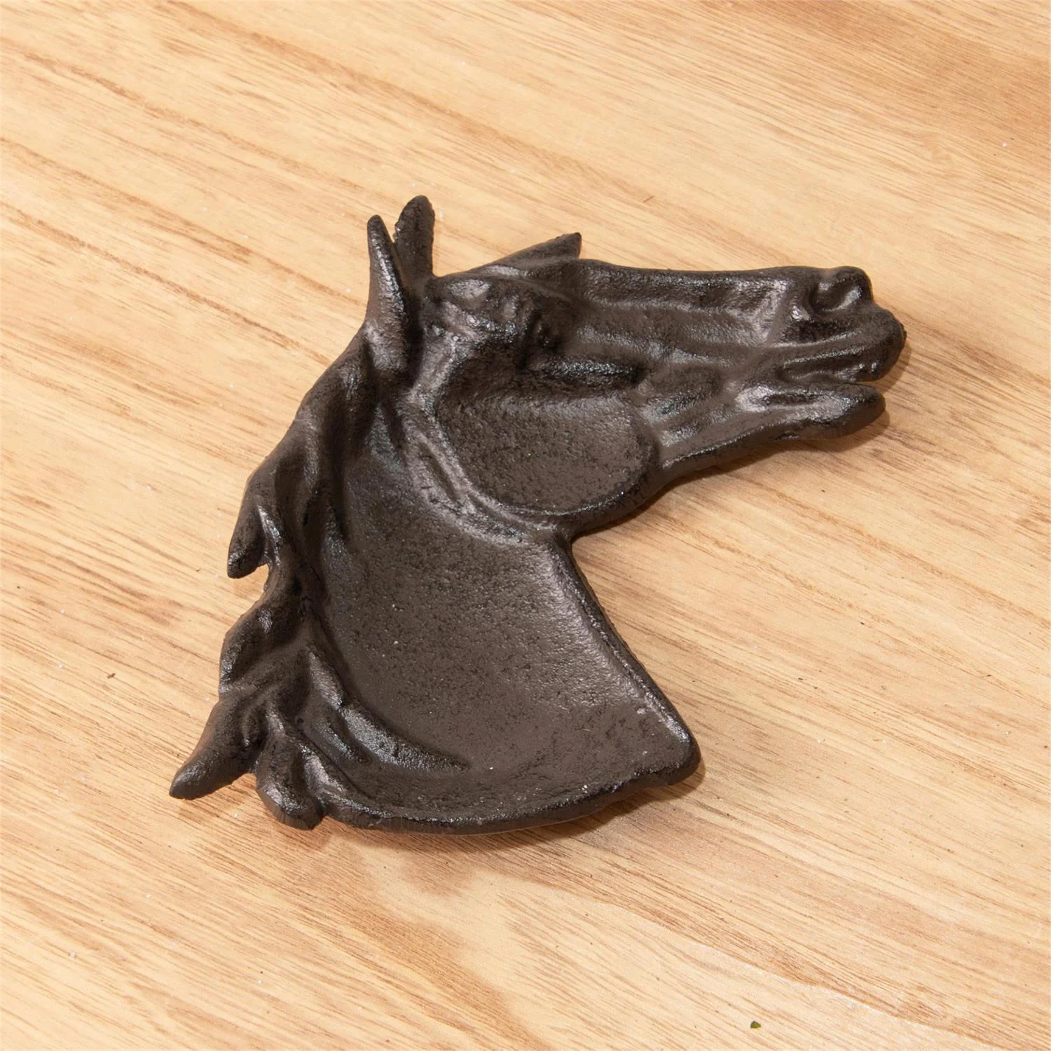 Horse Head Cast Iron Trinket Tray - Image 2