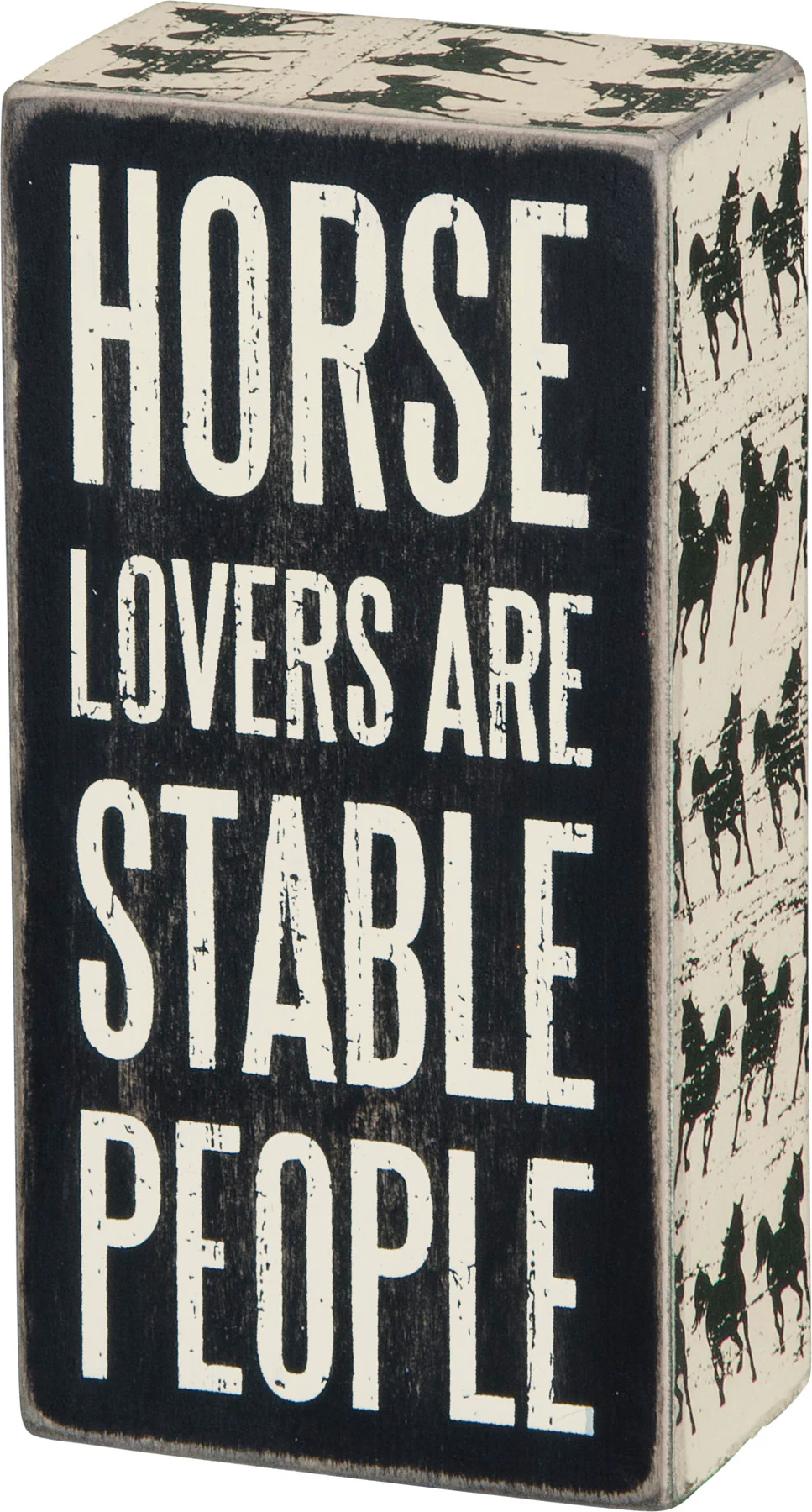 ๐ Horse Lovers Are Stable People Box Sign - Image 2