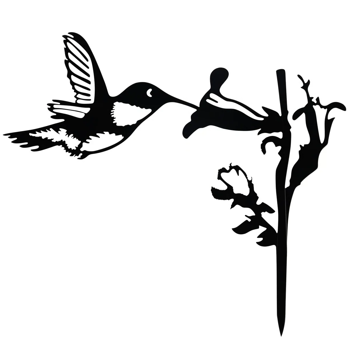 Hummingbird Metal Outdoor Art - Image 3
